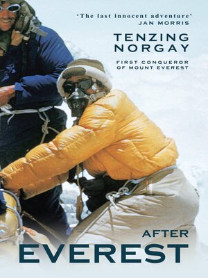 cover image of After Everest--'The last innocent adventure' Ian Morris